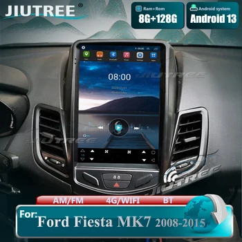 10,4 Инча 2Din Android 13 Стерео Радио Авто Мултимедиен Плейър За Ford Fiesta MK7 2009-2016 4G + WIFI GPS Carplay Главното Устройство