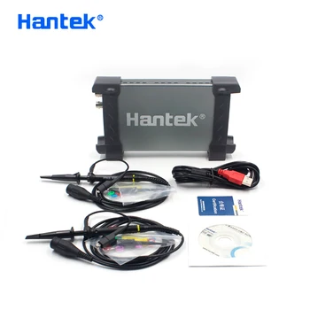 Официален лаптоп Hantek 6022BE, USB цифров диск, виртуален осцилоскоп, 2 канала, 20 Mhz, преносим Osciloscopio