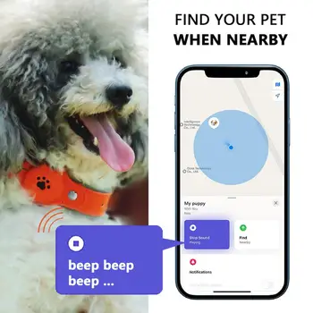 Водоустойчив нашийник за GPS проследяване за кучета за IOS, монитор местоположение на домашни любимци в реално време, по-Дълъг живот на батерията, защита от загуба на домашни любимци, стоки за домашни любимци