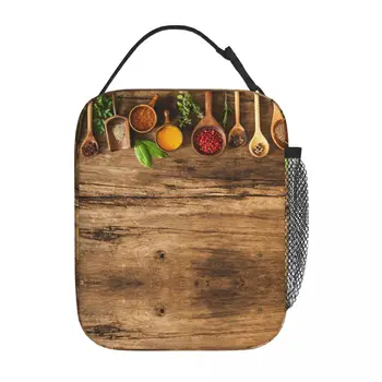 Кухненска подправка, термоизолированная чанта за обяд, училище, черен пипер, дървена маса, преносим кутия за обяд, термоохладитель, Кутия за храна