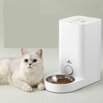 Гореща добре продаваният интелектуална ясла за домашни любимци Mini timed cat автоматична машина за подаване на храна за котки и кучета
