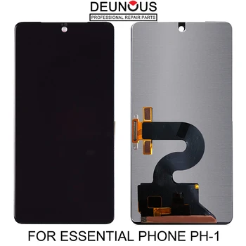 100% Тестван висококачествен оригинален LCD дисплей 5,7 инча за Essential Phone PH-1 + смяна на дигитайзер едно докосване на екрана в събирането на