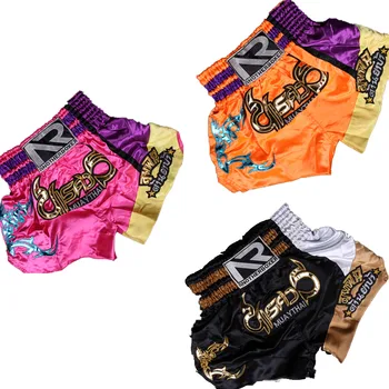 Шорти Муай Тай за възрастни и деца, свободни спортни панталони за MMA, проветривающие боксови панталони за тренировки по борба, боксерское екипировка на едро