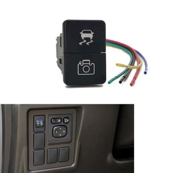 За Toyota Camry, Corolla Prius PRADO двоен ключов превключвател за включване-изключване на колата устойчива на плъзгане камера-рекордер бутон превключвател с тел