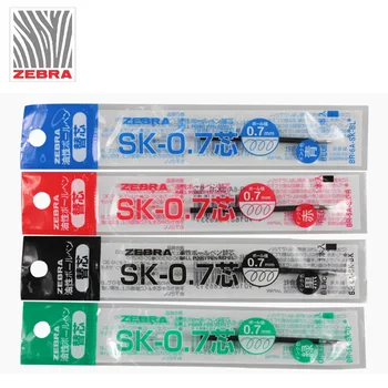 Презареждане на Zebra BR-6A-SK за химикалки B4SA1, B4SA2, B4SA3 0,7 мм-4 цвята за избор, 8 броя, комплект от всеки цвят по 2 броя